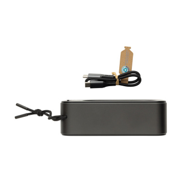 Logo trade promotional merchandise image of: Swiss Peak RCS recycled aluminium 10W bass speaker