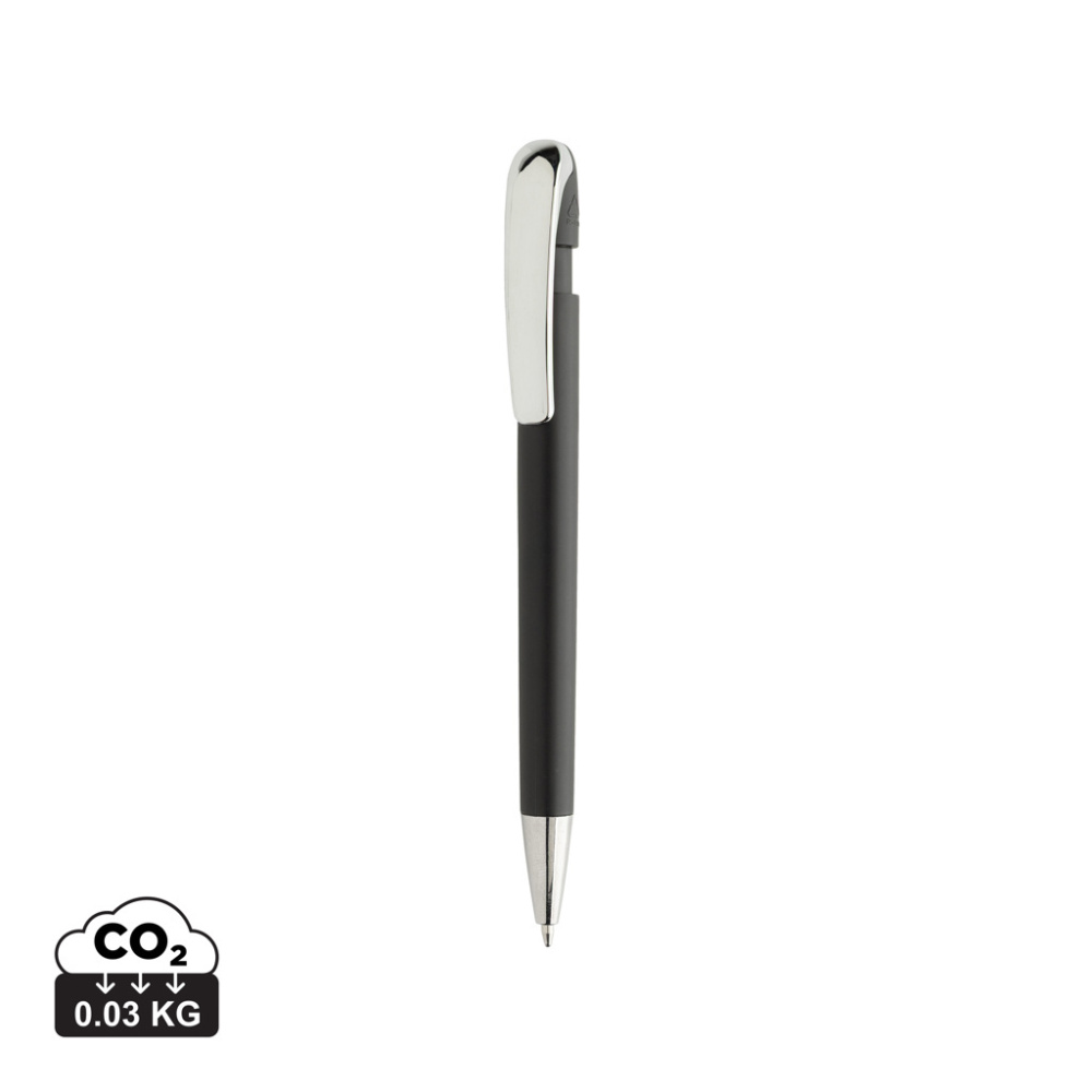 Logotrade business gifts photo of: Glide GRS certified R-ABS Metal Clip Pen