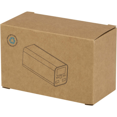 Logo trade business gifts image of: Acamar 20.000 mAh 70W recycled aluminium laptop power bank