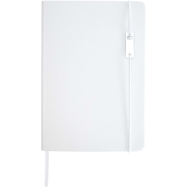 Logo trade business gifts image of: Legato Elegance A5 hard cover notebook and rollerball pen set