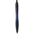 Nash recycled plastic ballpoint pen with black trims (black ink), Navy Blue