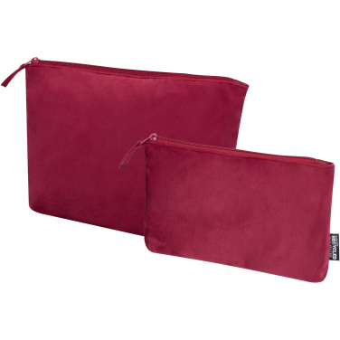 Logo trade promotional merchandise picture of: Swift GRS recycled velvet toiletry bag set