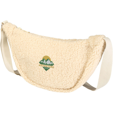 Logo trade promotional giveaways image of: Bear GRS recycled sherpa crossbody bag 3L