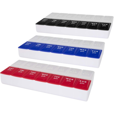 Logo trade promotional giveaways picture of: Cycle 7-day AM/PM multi-vitamin organiser