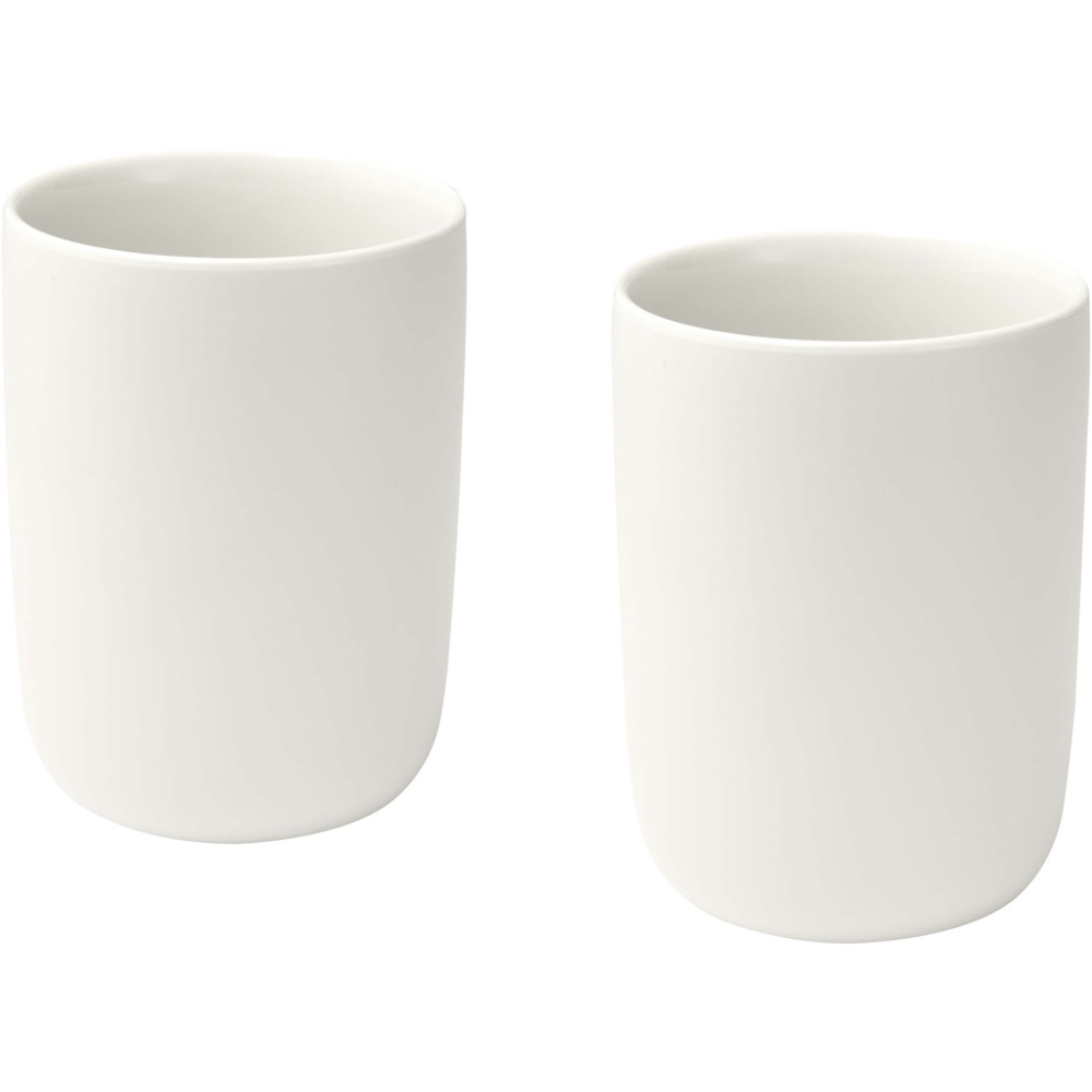 Logo trade promotional giveaway photo of: Male 350 ml ceramic cups - set of 2