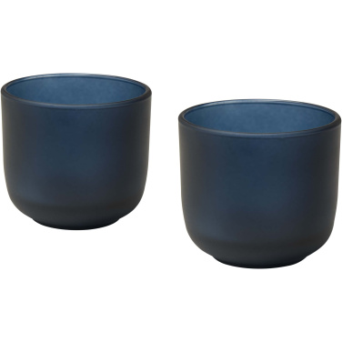 Logotrade business gift image of: Male 200 ml glass cups - set of 2