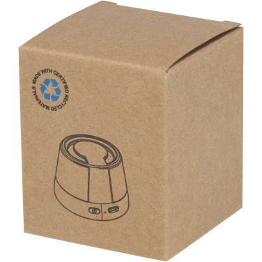 Logotrade promotional item image of: Horna 3W recycled plastic magnetic wireless speaker