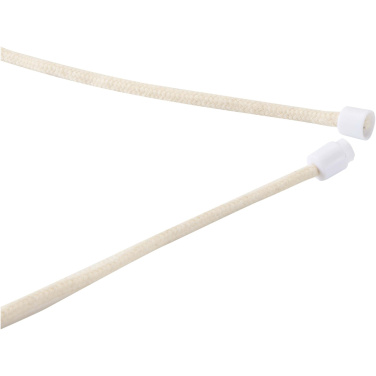 Logotrade promotional gift picture of: Adhab smartphone lanyard with bamboo details