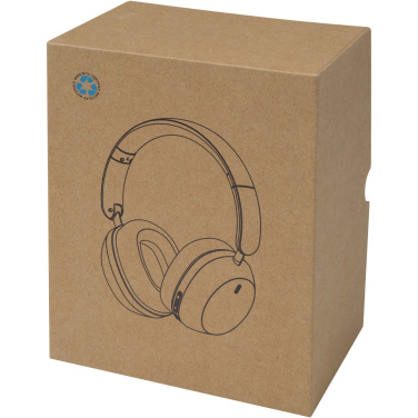 Logotrade promotional product picture of: Hoggar recycled plastic over-ear foldeable ANC and ENC headphones