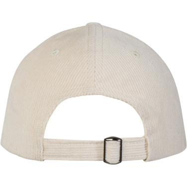 Logotrade promotional product image of: Hutton 6 panel recycled corduroy cap