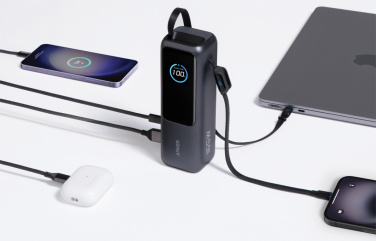 Logotrade promotional product image of: Anker Power Bank 25.000 mah 165W, Built-in retractable cable