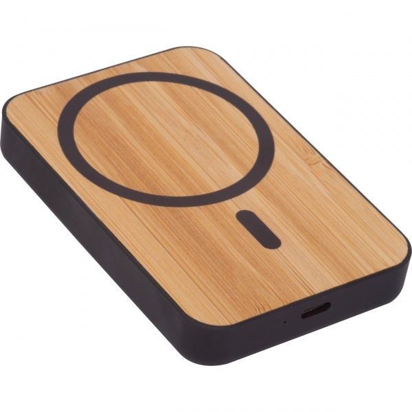 Logotrade promotional item picture of: Wireless power bank 5 000 mAh CAIRO