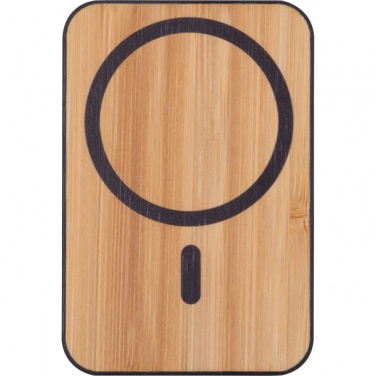 Logo trade corporate gifts image of: Wireless power bank 5 000 mAh CAIRO