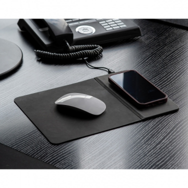 Logo trade promotional items image of: Mousepad with Wireless Charging ROTHERHAM