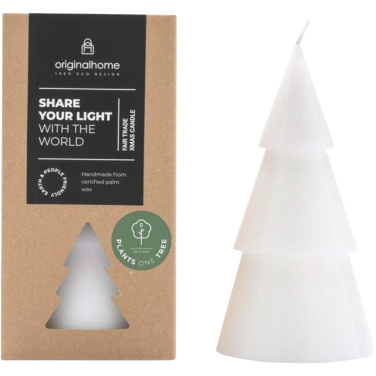 Logotrade promotional merchandise photo of: Originalhome Xmas tree candle - L