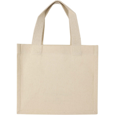 Logotrade advertising product picture of: Odessa 220 g/m² GRS recycled cotton mini gusset tote bag 9L