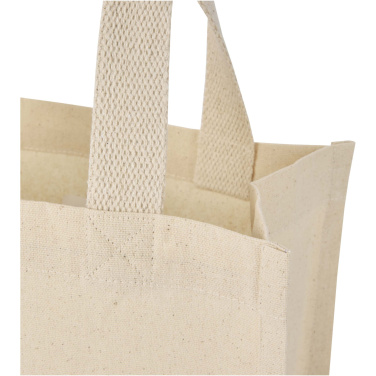 Logo trade advertising products picture of: Odessa 220 g/m² GRS recycled cotton mini gusset tote bag 9L