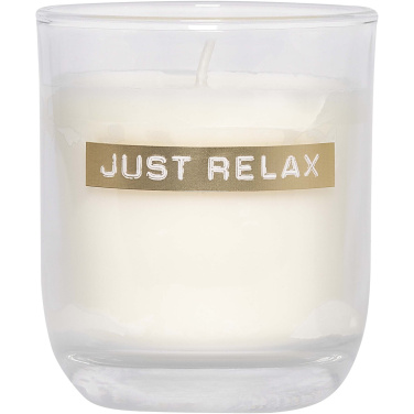 Logo trade advertising products picture of: Wellmark Discovery 250 ml hand soap dispenser and 150 g scented candle set