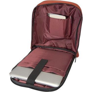 Logo trade promotional gift photo of: Luma 15" GRS recycled anti-theft laptop backpack 10L