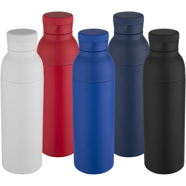 Logotrade corporate gift image of: Illuminate 650 ml RCS recycled stainlesss steel double wall insulated water bottle