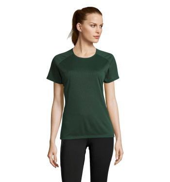 Logo trade corporate gift photo of: SPORTY WOMEN T-SHIRT POLYES