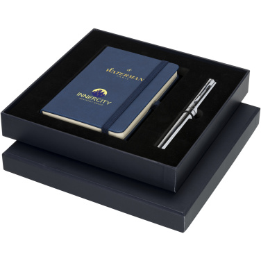 Logo trade promotional items image of: Waterman gift box with A6 notebook