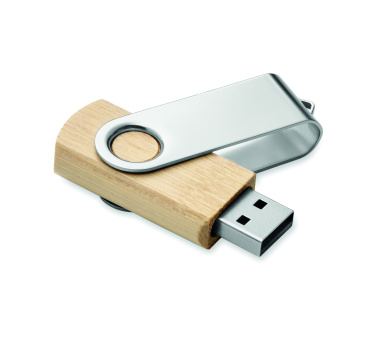 Logo trade promotional gift photo of: Techmate bamboo USB 16GB       MO6898-40
