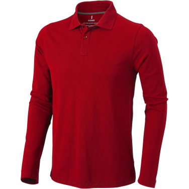 Logo trade corporate gift photo of: Oakville long sleeve men's polo