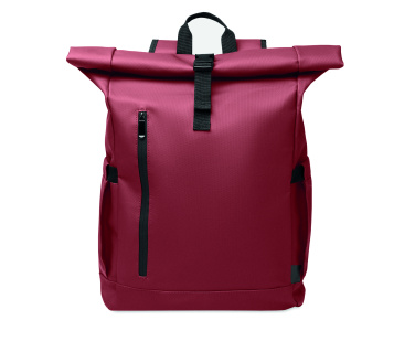 Logo trade promotional merchandise image of: Rolltop laptop rucksack 600D