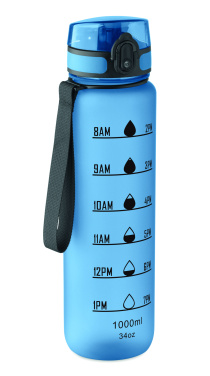 Logotrade promotional item image of: Sports water bottle RPET 1L
