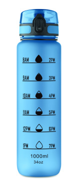 Logo trade promotional gifts image of: Sports water bottle RPET 1L