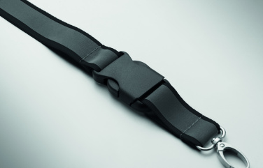 Logo trade promotional gift photo of: Reflective RPET lanyard
