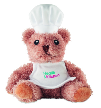 Logo trade promotional giveaway photo of: Teddy bear plush chef