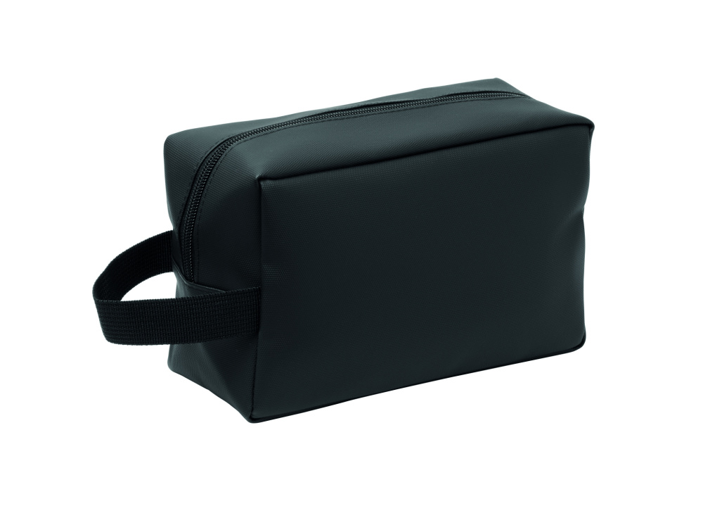 Logotrade promotional giveaway image of: Toiletry bag in 600D RPET