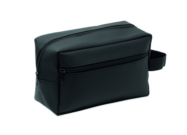 Logo trade promotional merchandise picture of: Toiletry bag in 600D RPET
