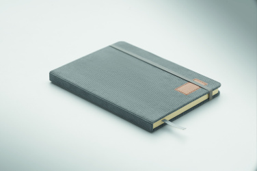 Logo trade promotional giveaways picture of: A5 notebook hard RPET cover