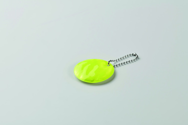 Logo trade business gift photo of: Round reflective keyring