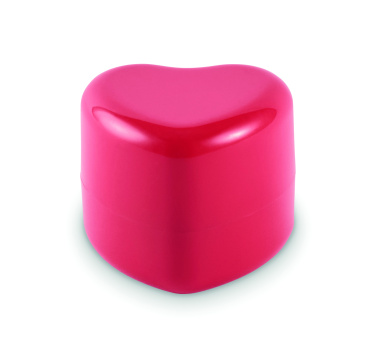 Logo trade promotional gifts picture of: Heart shape vegan lip balm