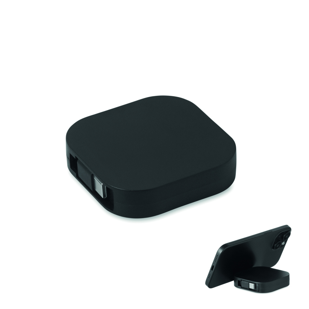 Logo trade business gifts image of: 100W retractable charging cable