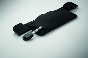Logo trade corporate gifts picture of: Sports waist bag 600D RPET