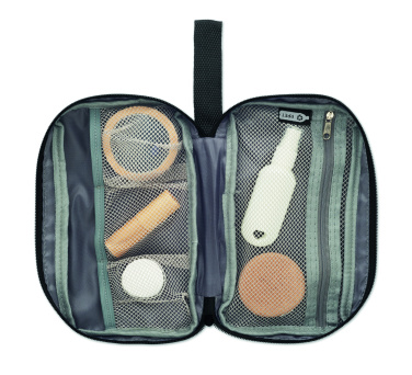 Logotrade promotional product image of: Toiletry bag 600D RPET