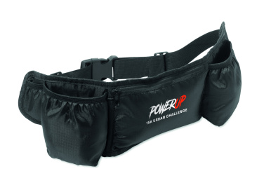 Logo trade corporate gifts picture of: Sports waist bag 420D RPET