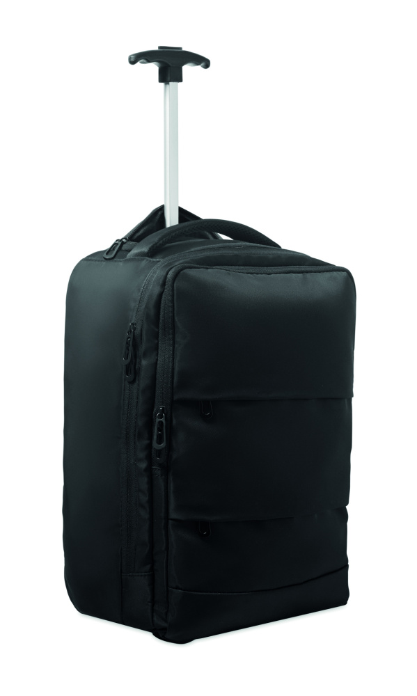 Logo trade corporate gifts image of: Backpack trolley in 290T RPET