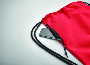 Logotrade advertising product picture of: Large drawstring bag 300D RPET