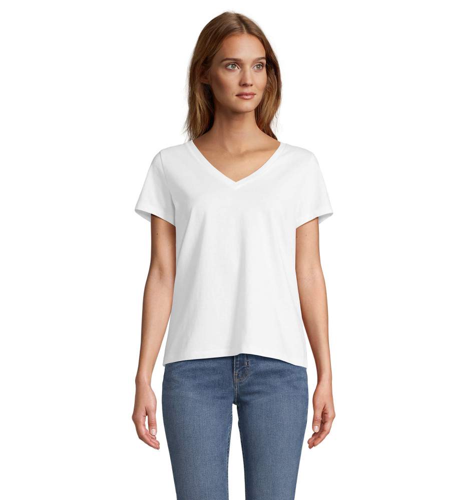 Logotrade promotional product picture of: REGENT V T-SHIRT WOMEN