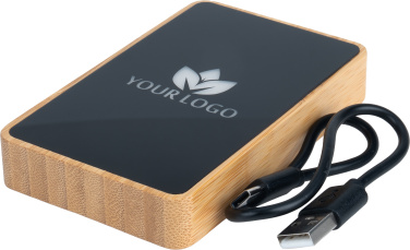 Logo trade corporate gifts picture of: Power Bank 5000 mAh with illuminated logo