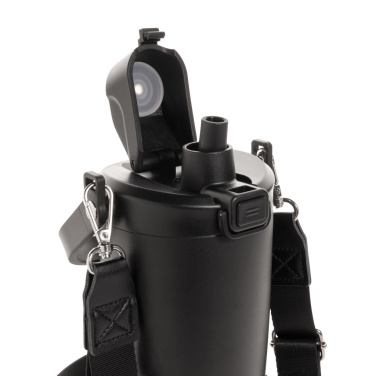 Logo trade promotional item photo of: Avira Ayala RCS re-steel duosip lockable crossbody tumbler