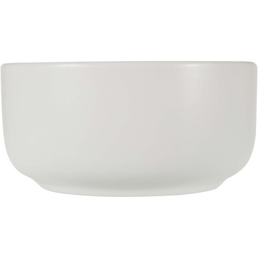 Logotrade promotional products photo of: Noa wooden tray and ceramic serving bowls set