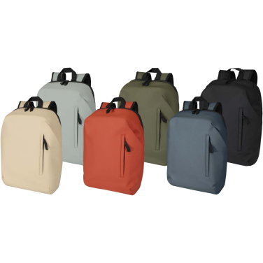Logotrade promotional merchandise picture of: Resi Plus 15" GRS recycled anti-theft backpack 18L
