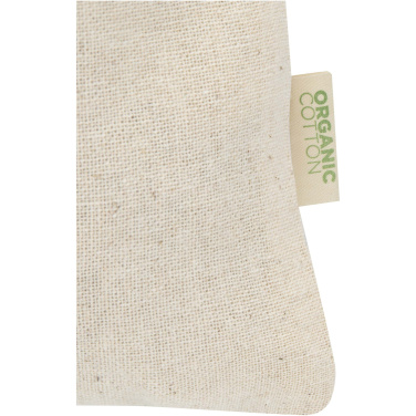 Logo trade promotional item photo of: Odisha 140 g/m² OCS organic gift bag - 15 x 10 cm